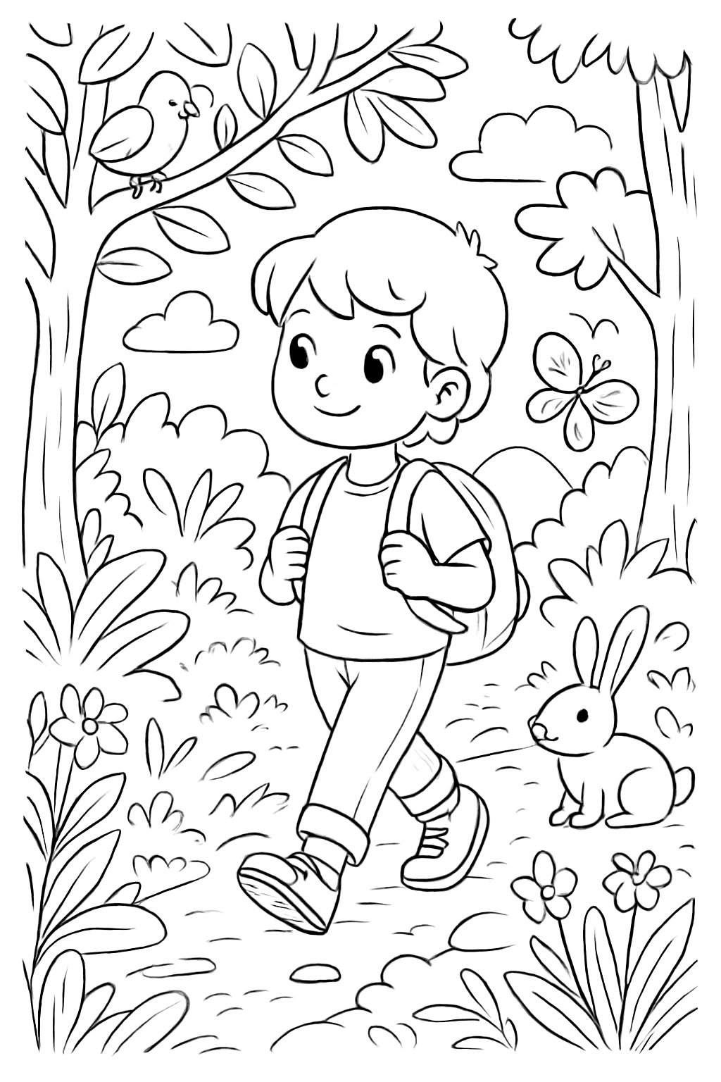 Natureza para colorir 11