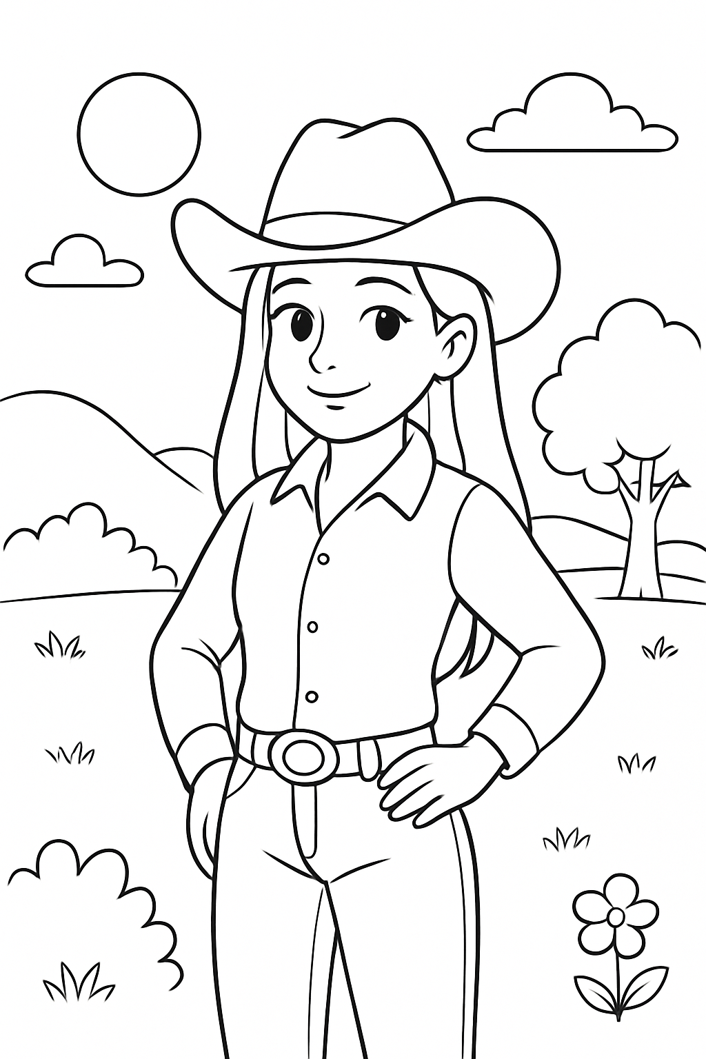 Ana Castela para colorir 08
