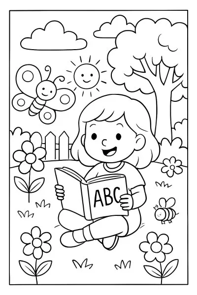 Alfabetização para colorir 12