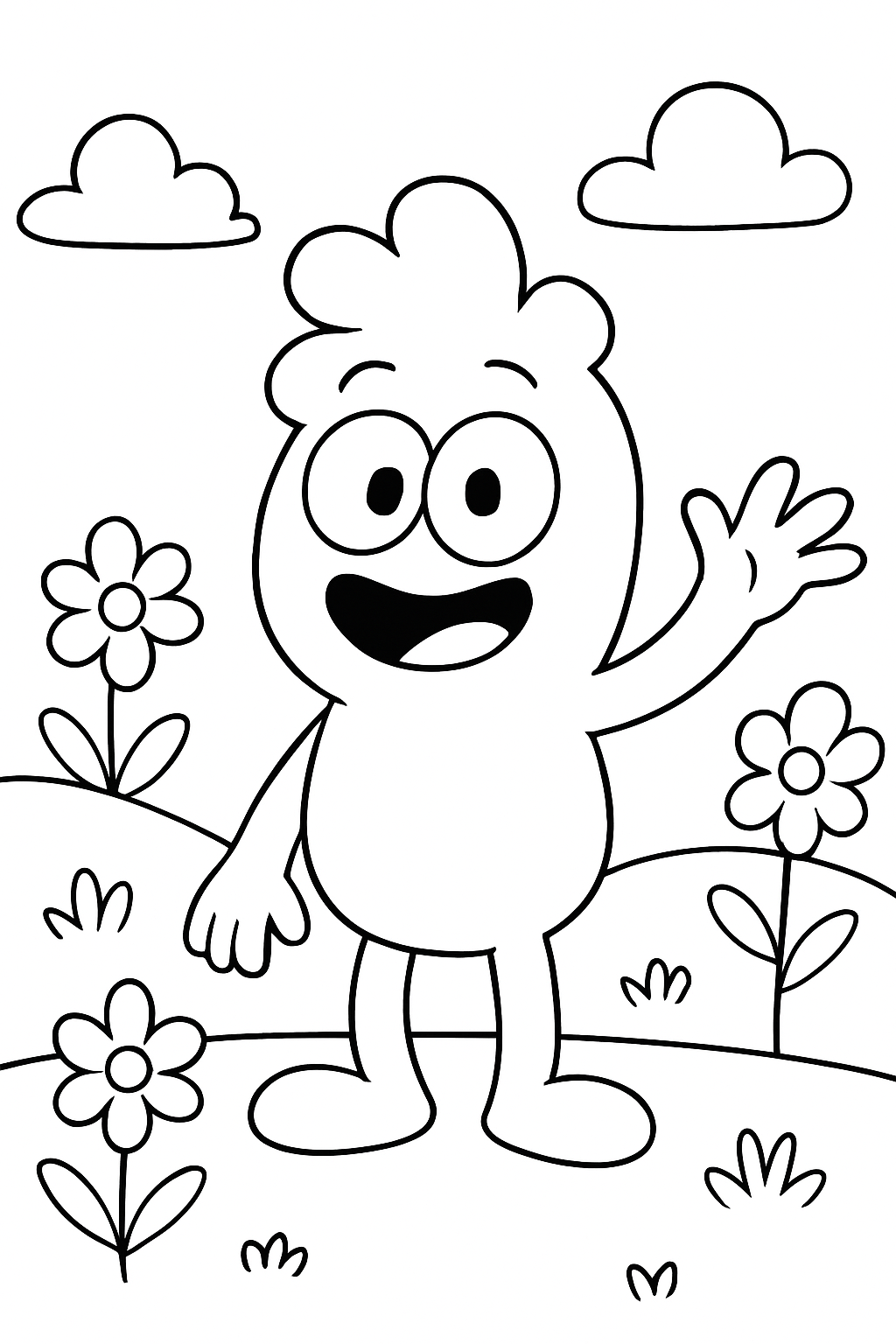Ansiedade (Divertida Mente) para colorir 01