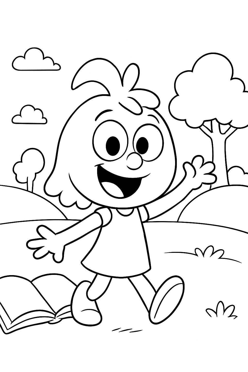 Alegria (Divertida Mente) para colorir 05