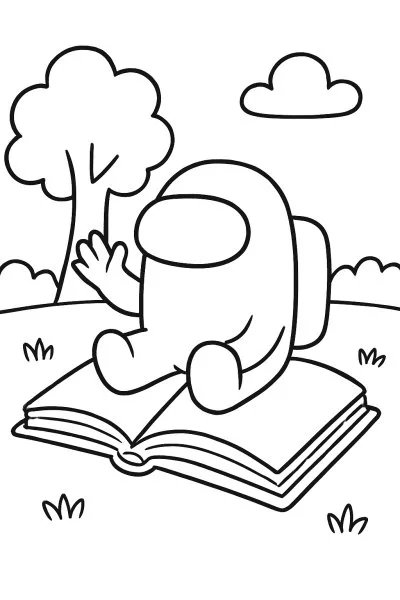 Among Us para colorir 05