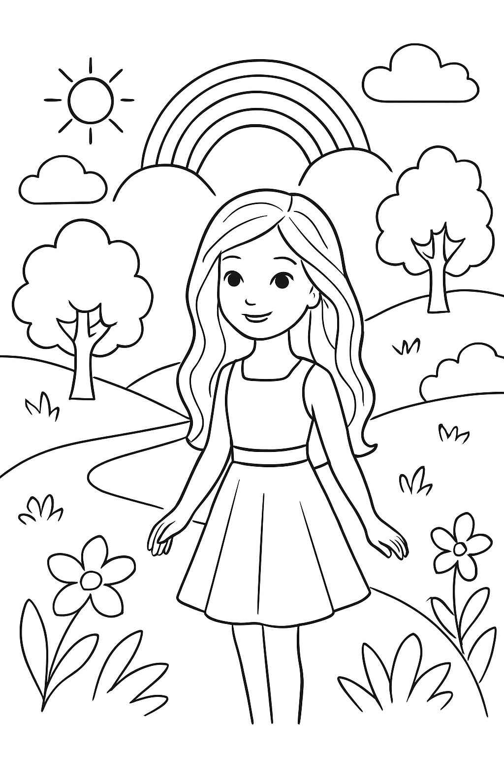 Barbie para colorir 10