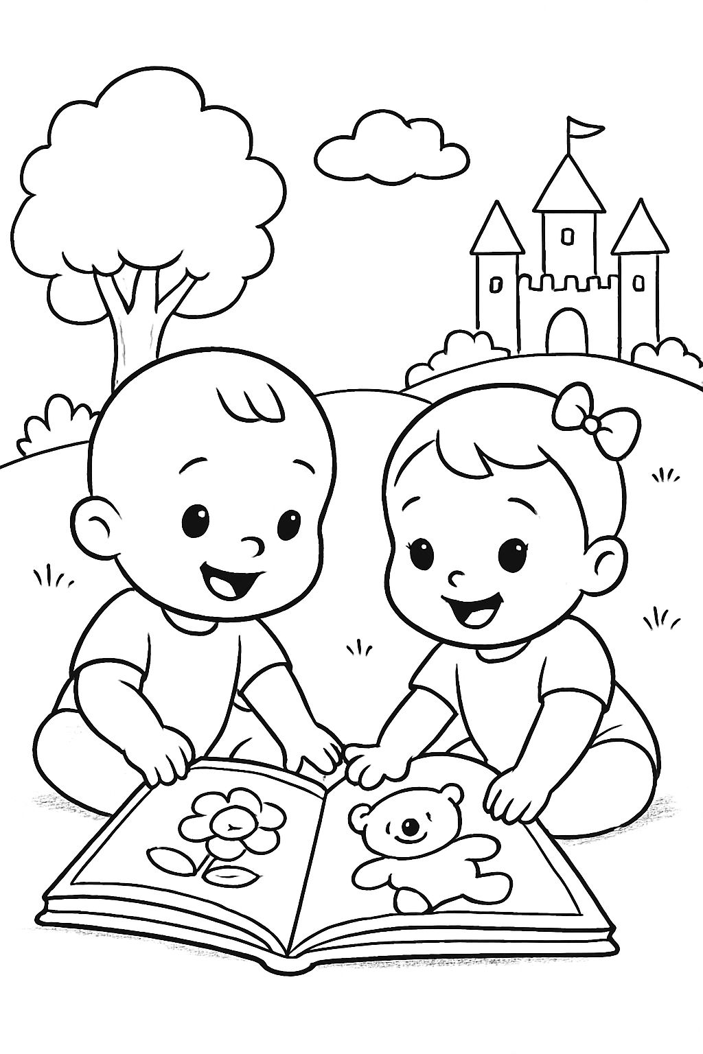 Bebês para colorir 05