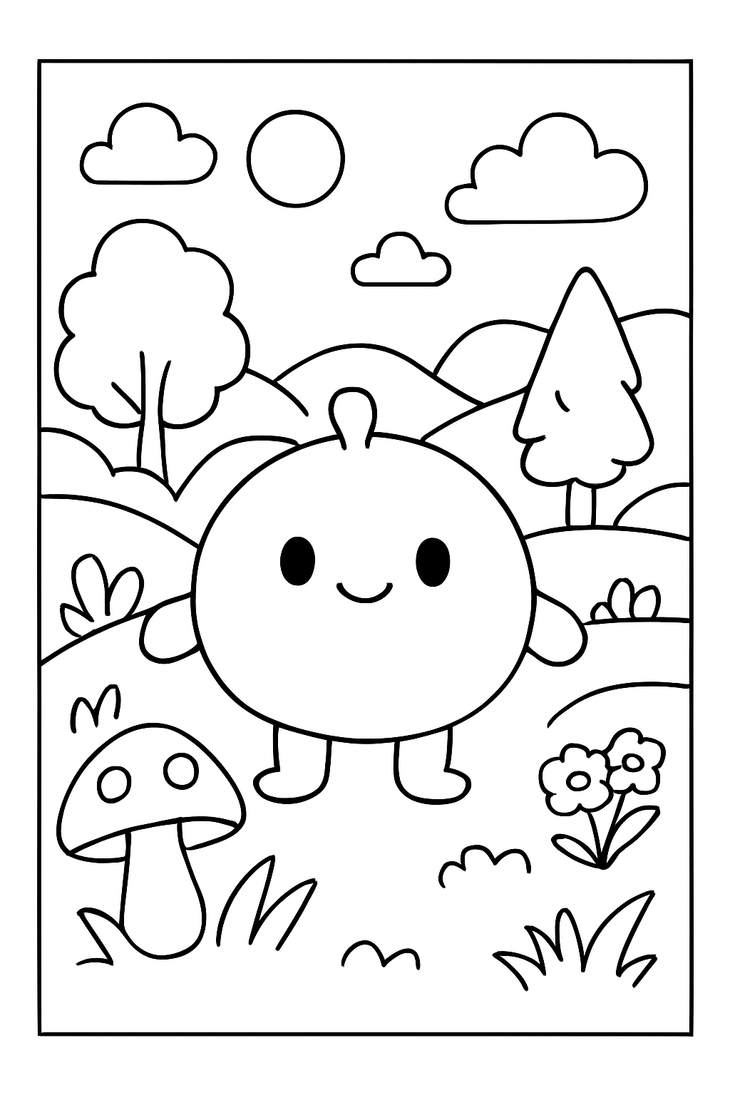 Bombombini Gusini para colorir 10