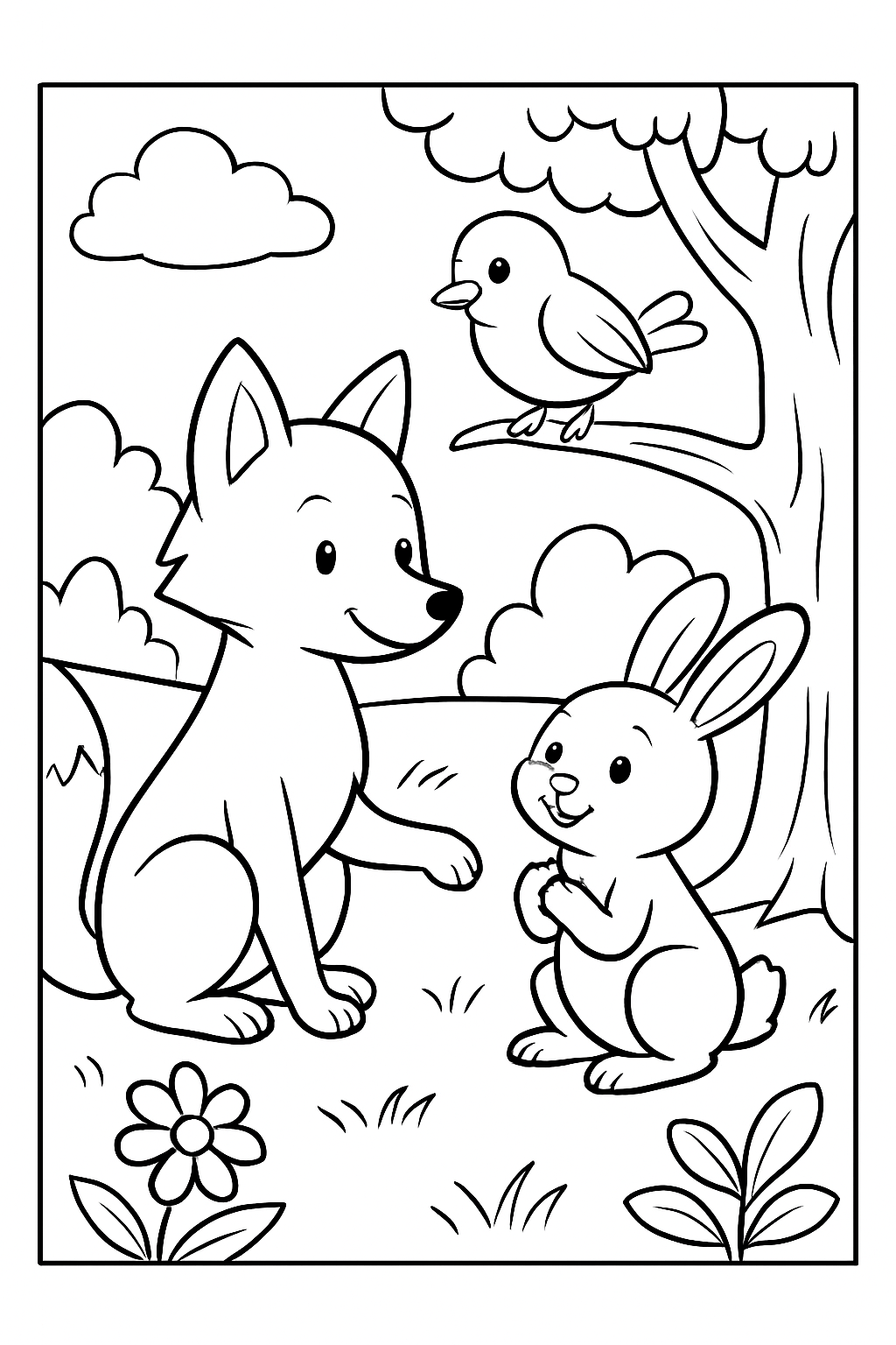 Cadeia Alimentar para colorir 05