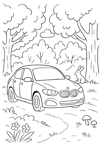 BMW para colorir 02