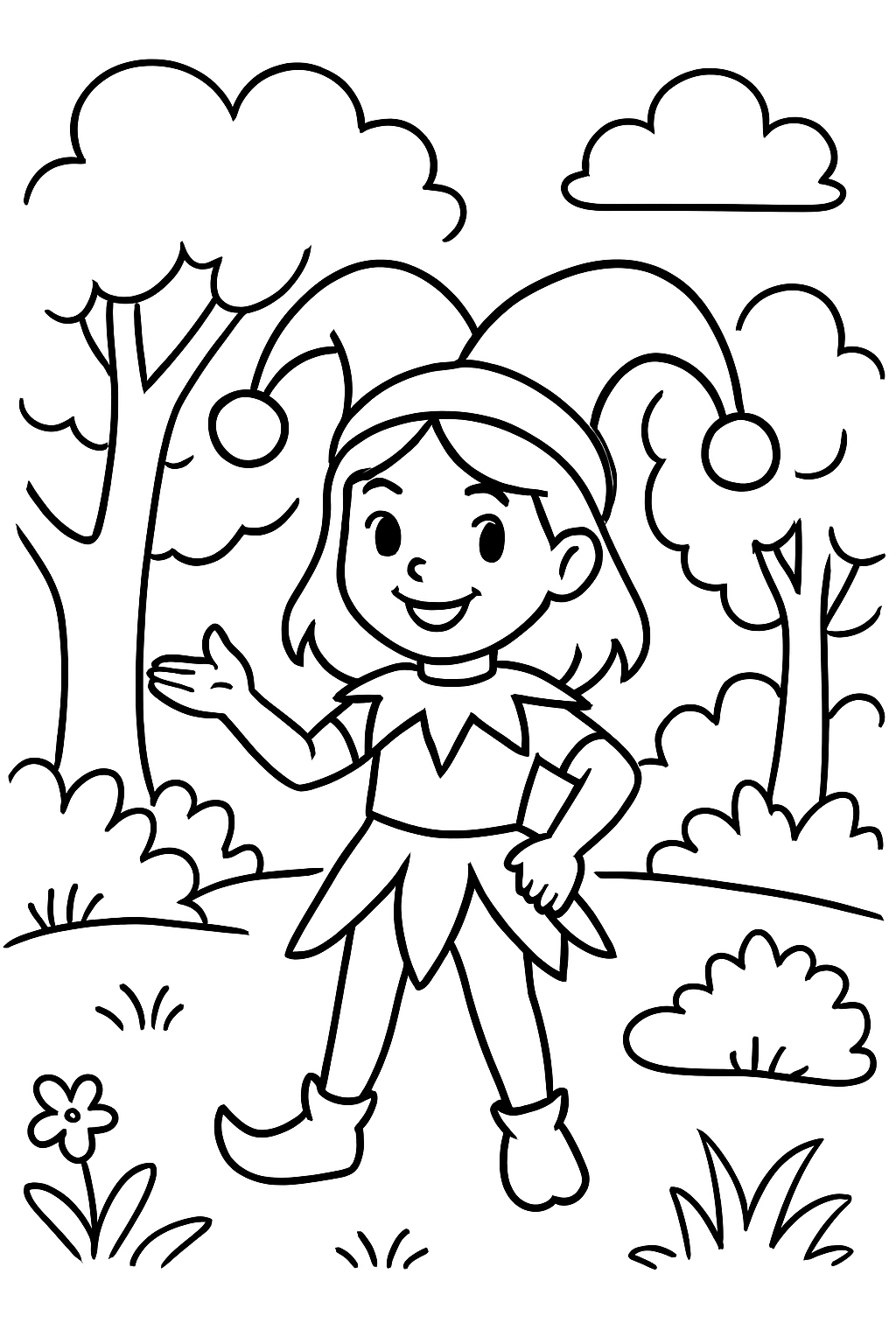 Arlequina para colorir 13