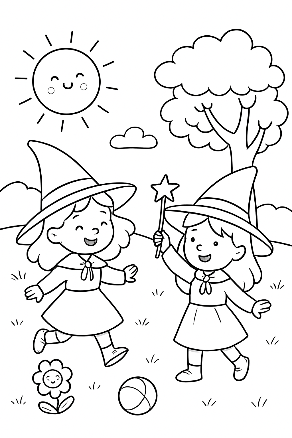 Bruxas para colorir 14