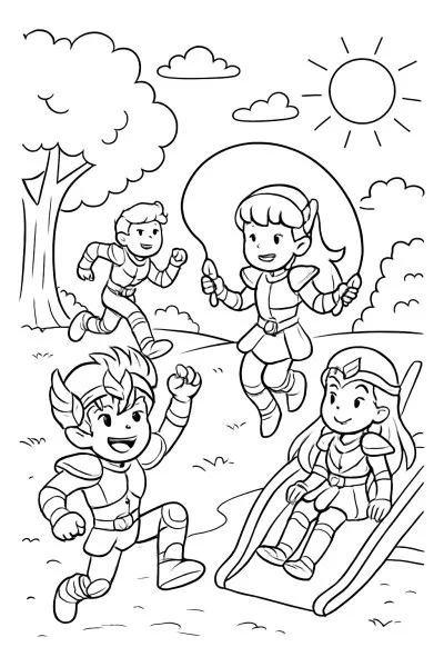 Cavaleiros do Zodíaco para colorir 14