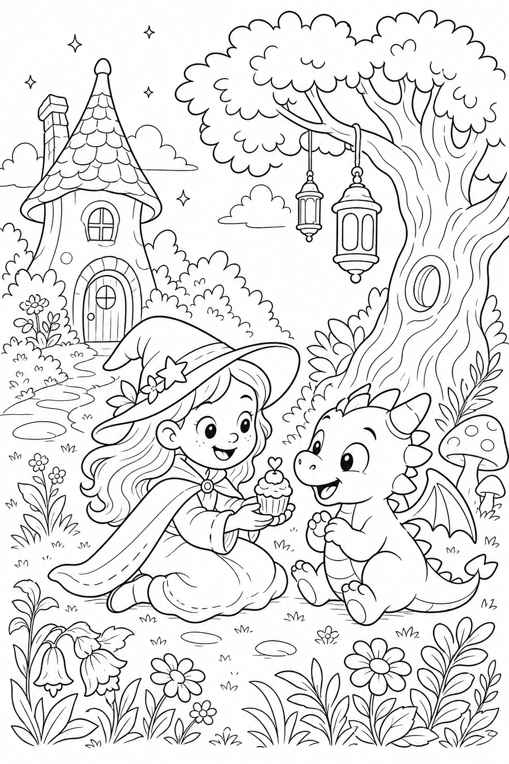 Fantasia e Contos para colorir 09