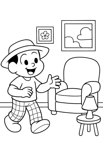 Chico Bento para colorir 04