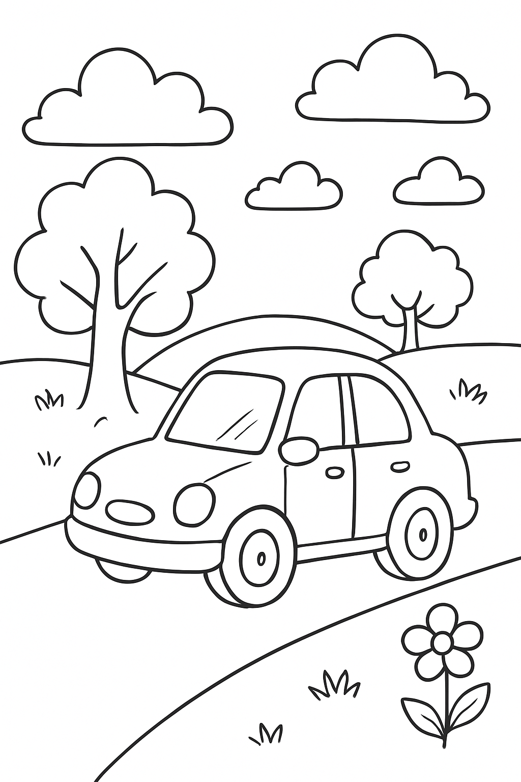 Veículos para colorir 08