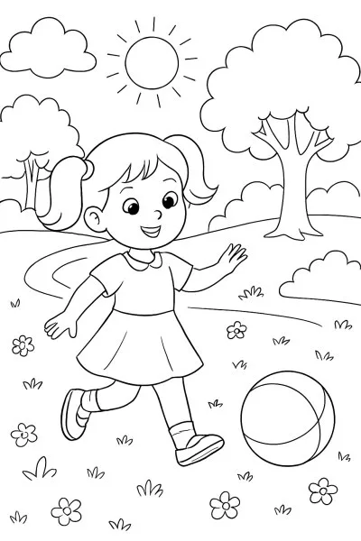 Cadeira para colorir 03