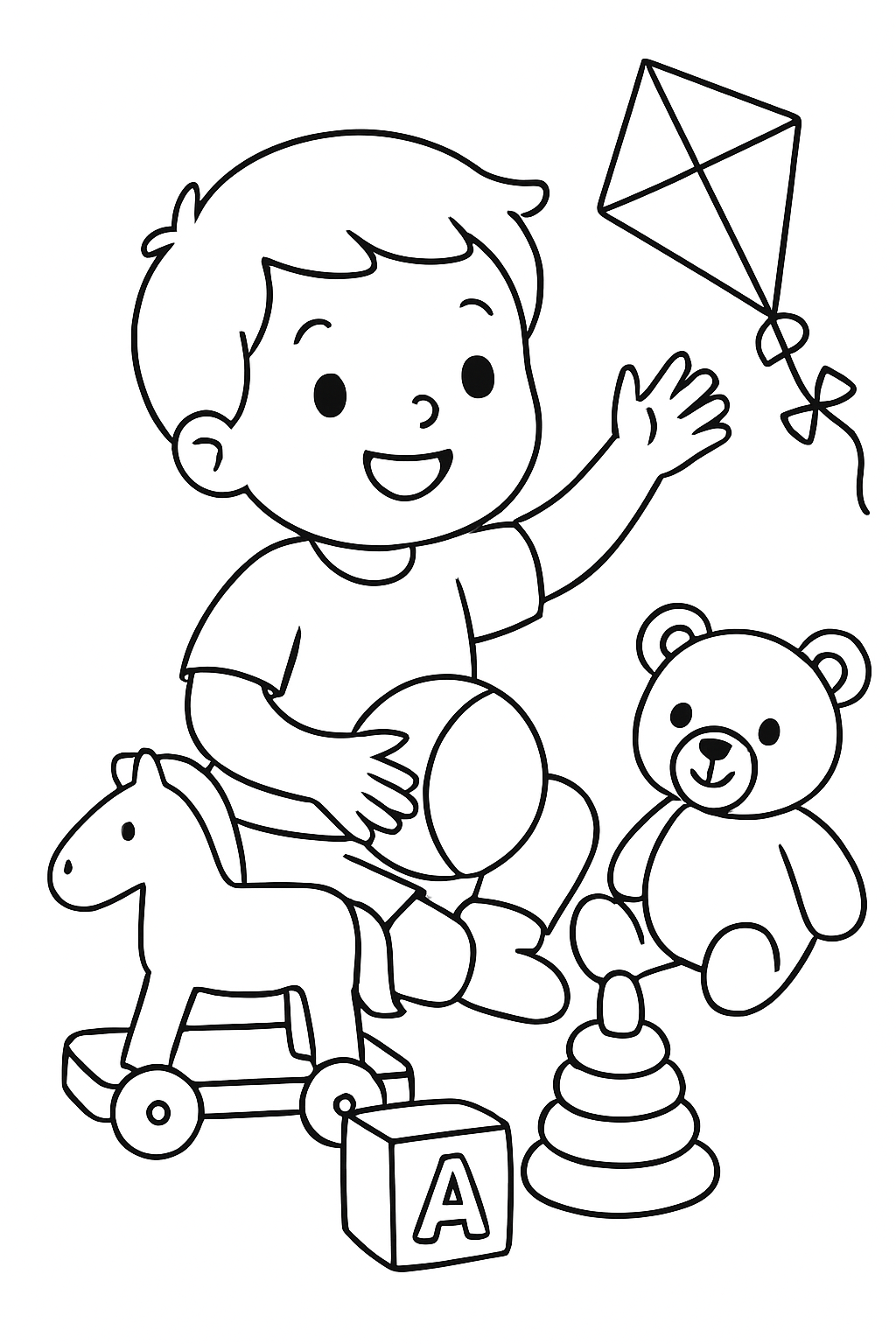 Brinquedos para colorir 07