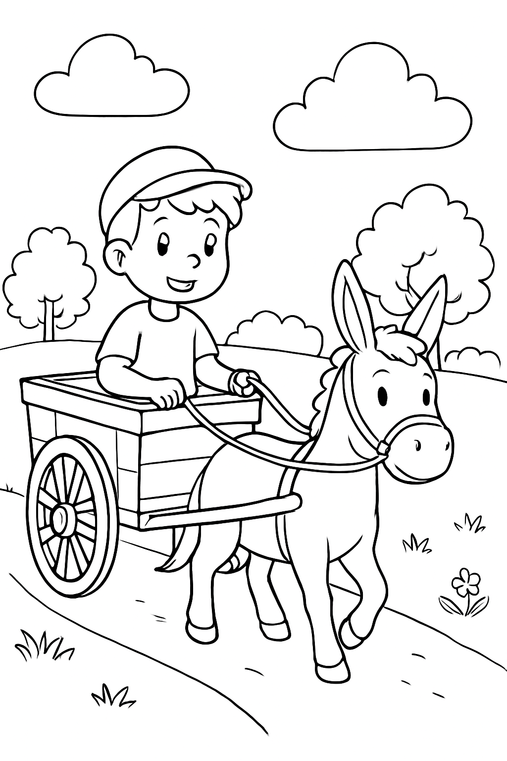 Carreta Furacão para colorir 11