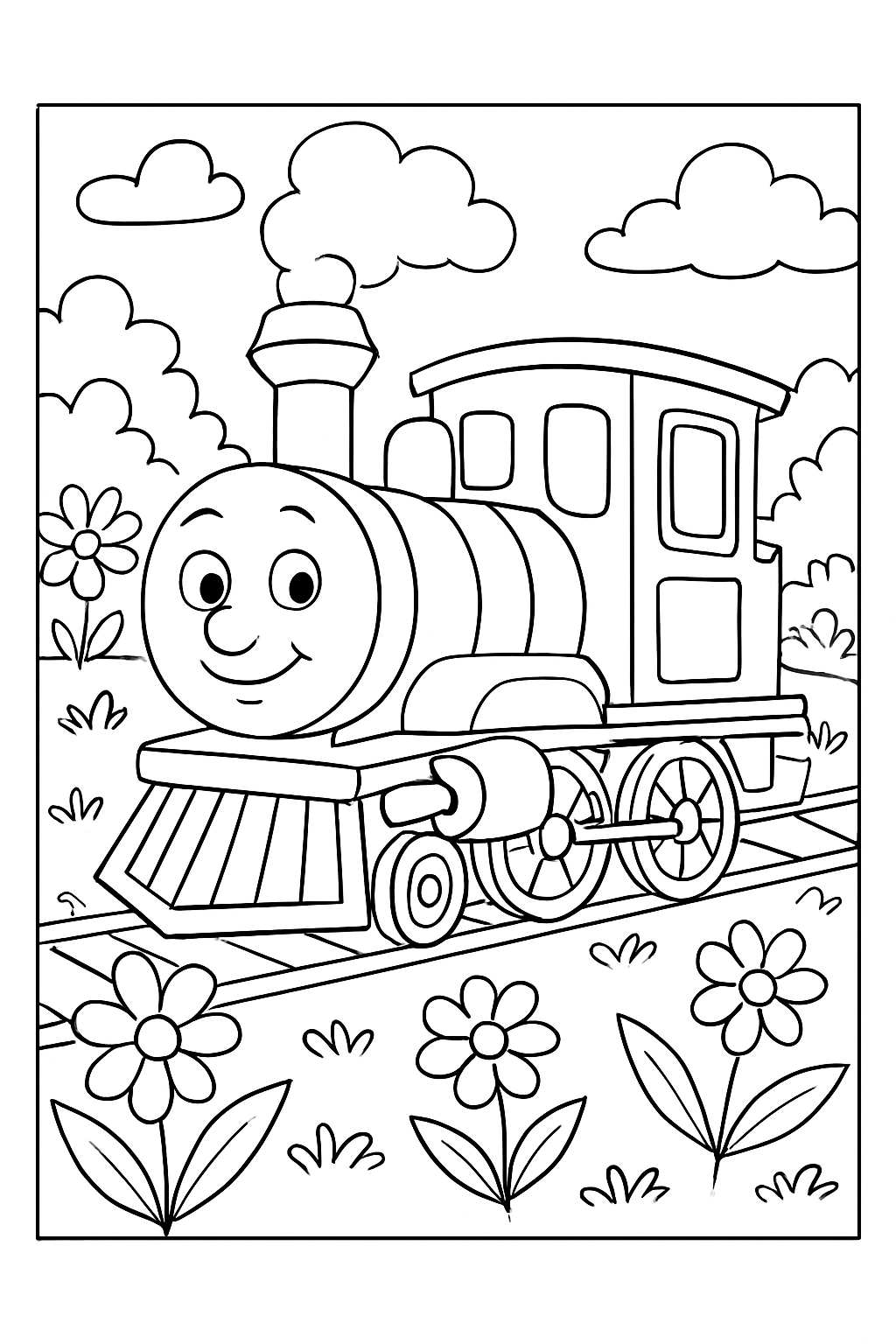 Bob, o Trem para colorir 12
