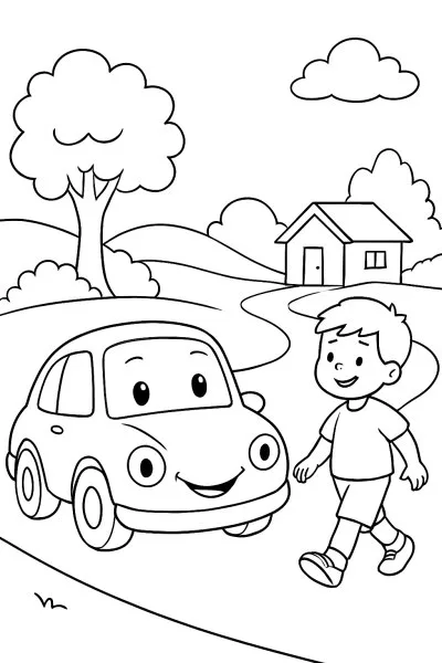 Carros para colorir 11