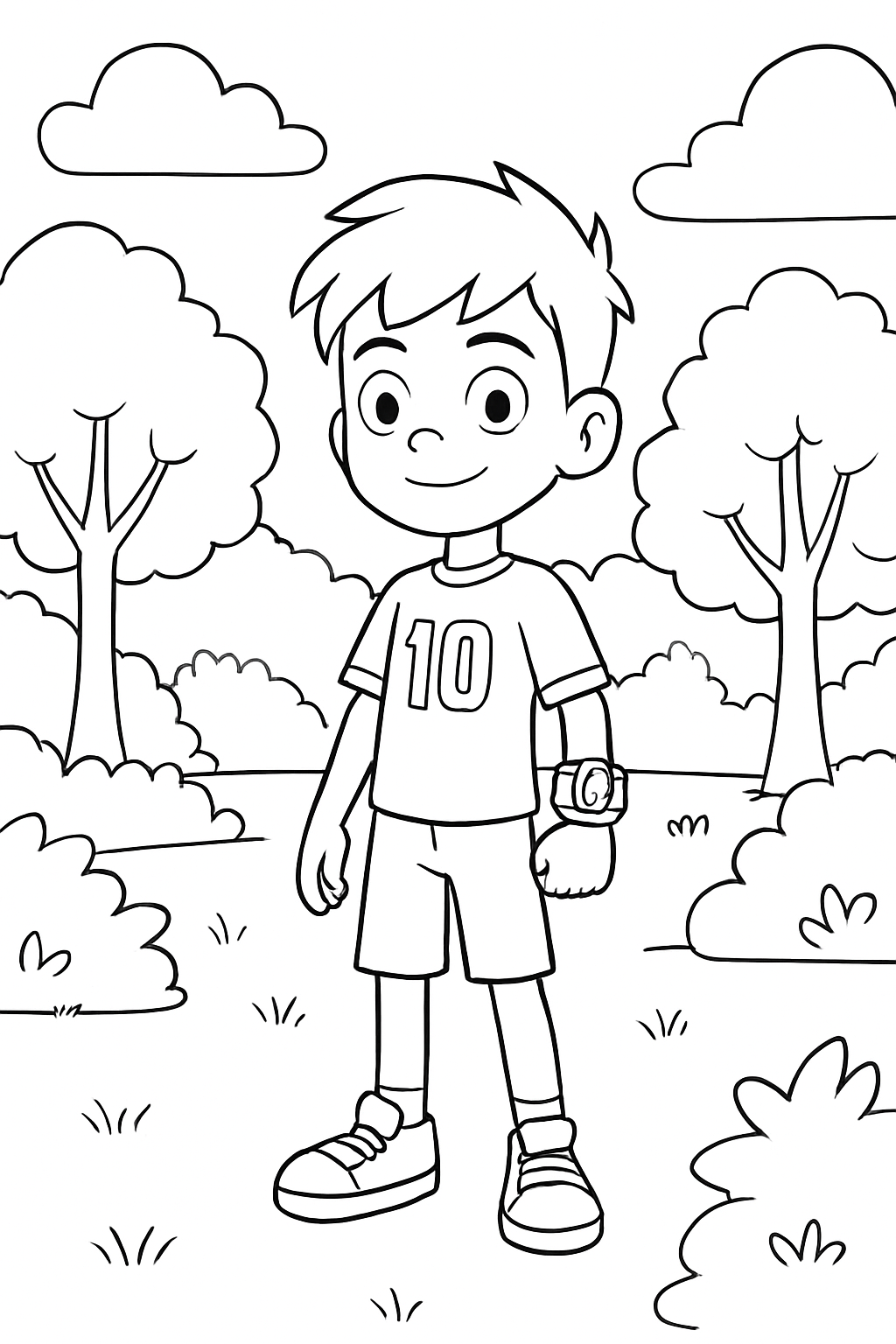 Ben 10 para colorir 13