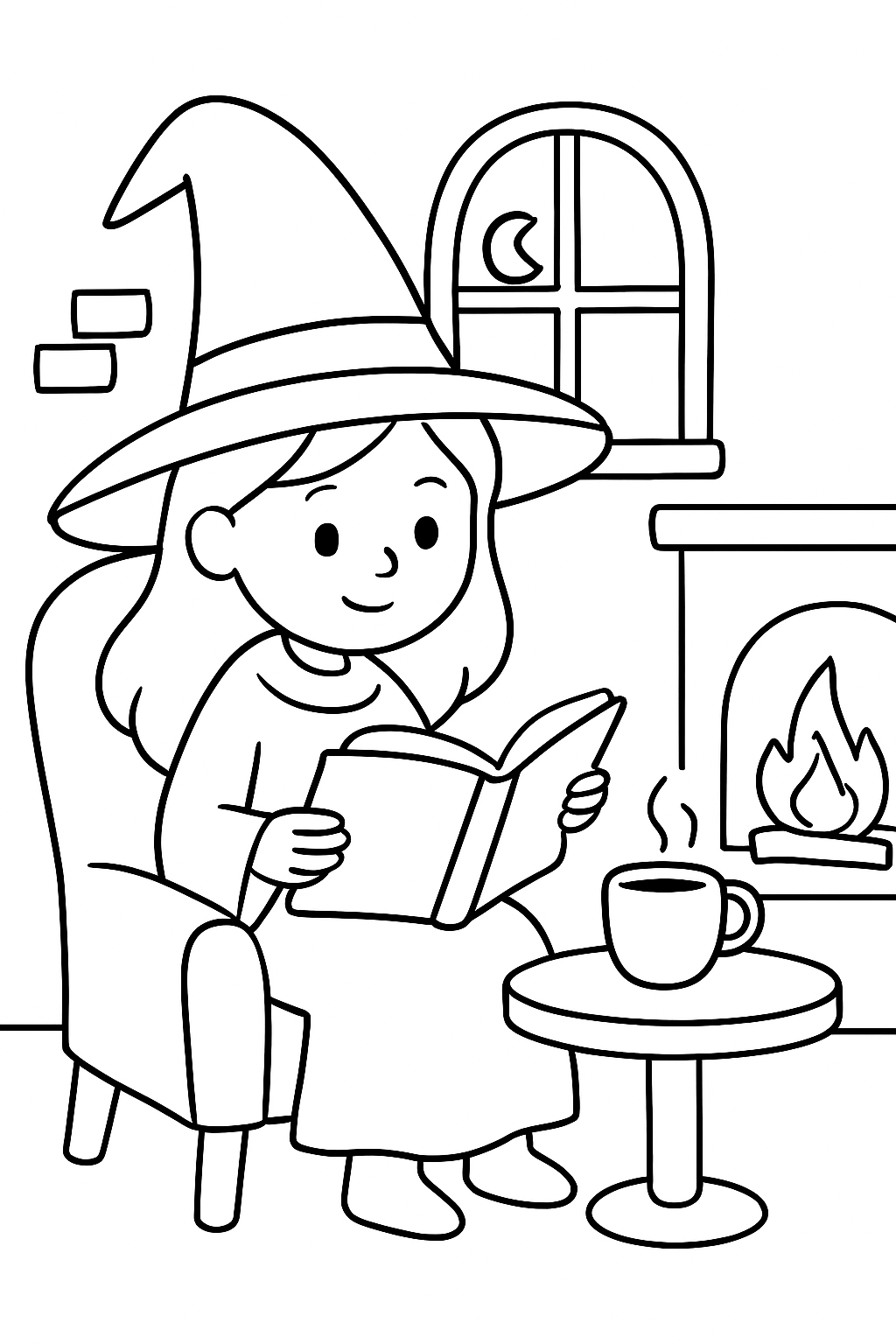 Bruxas para colorir 04