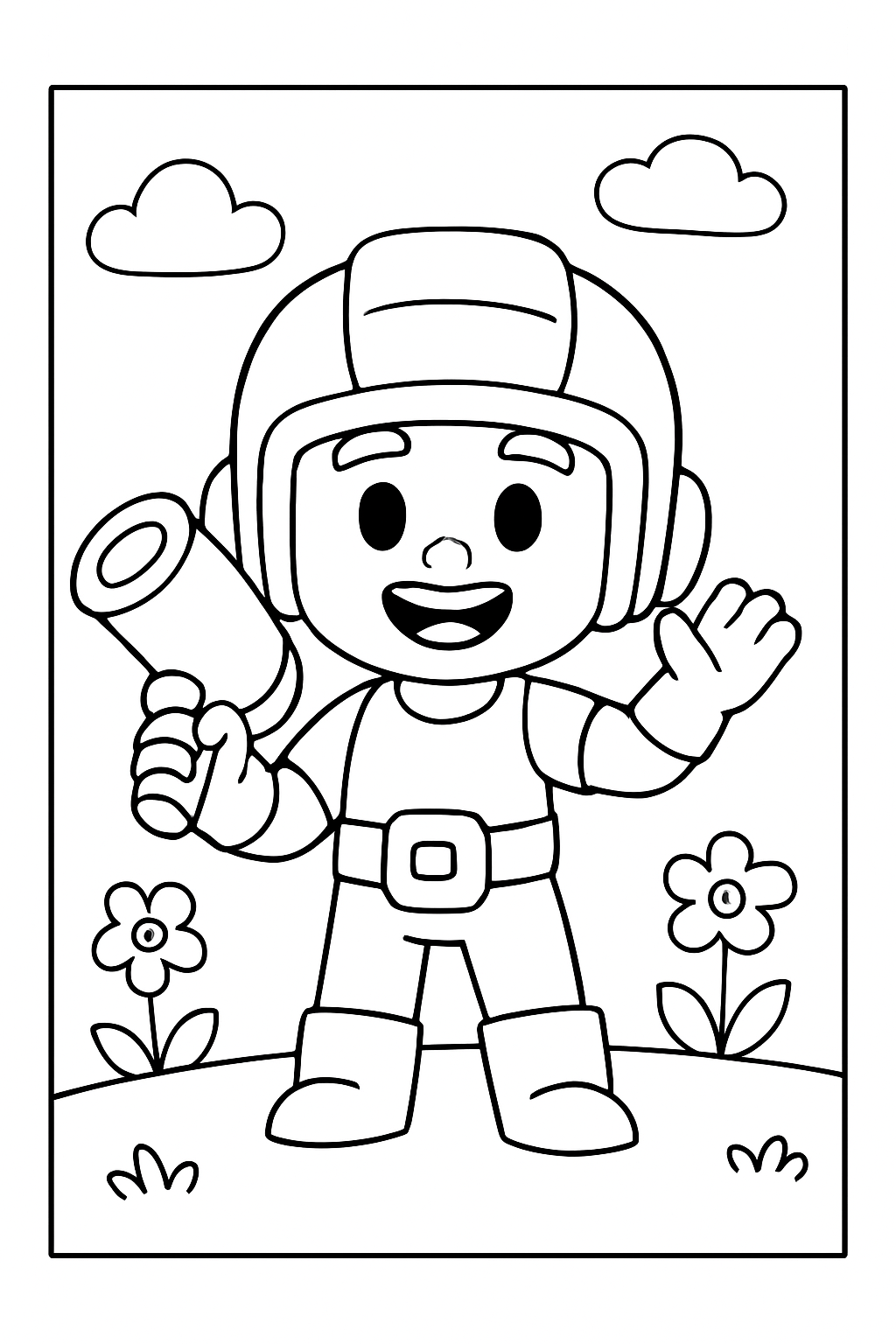 Brawl Stars para colorir 01