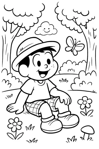 Chico Bento para colorir 02