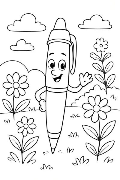 Caneta para colorir 12