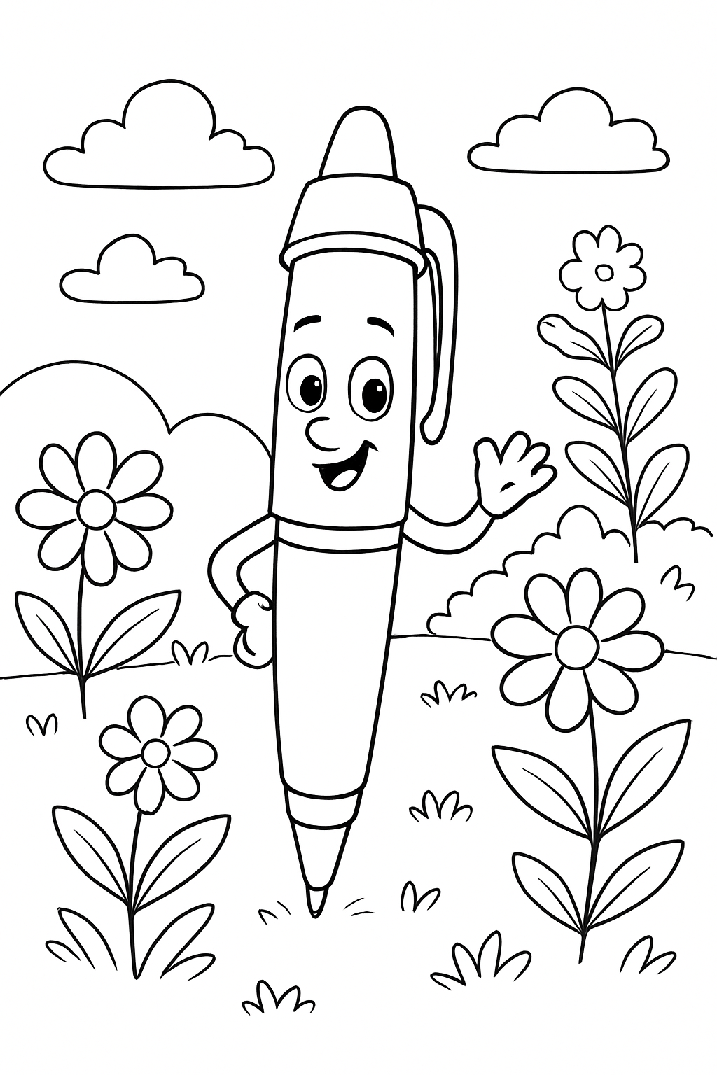 Caneta para colorir 12