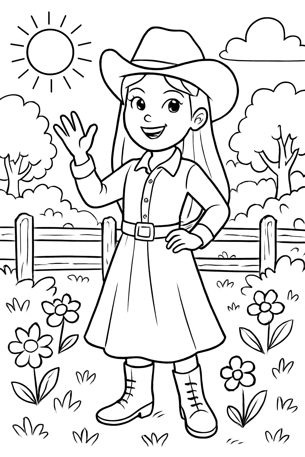 Ana Castela para colorir 12