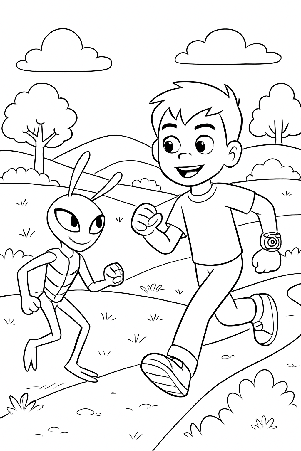 Ben 10 para colorir 06