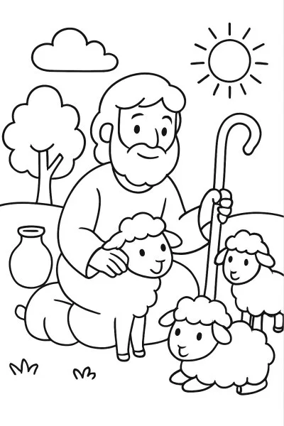 Bíblicos para colorir 07