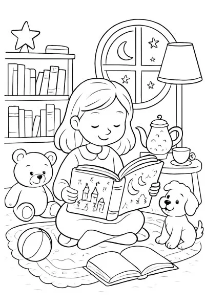Fantasia e Contos para colorir 15