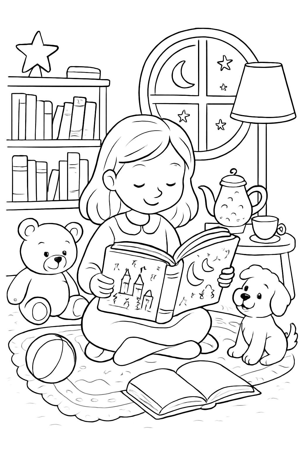 Fantasia e Contos para colorir 15