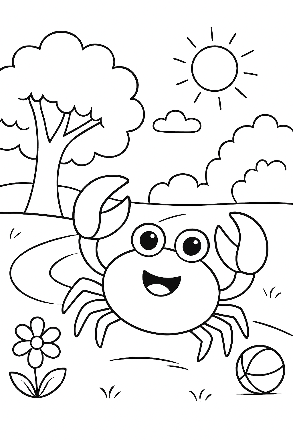 Caranguejo para colorir 14