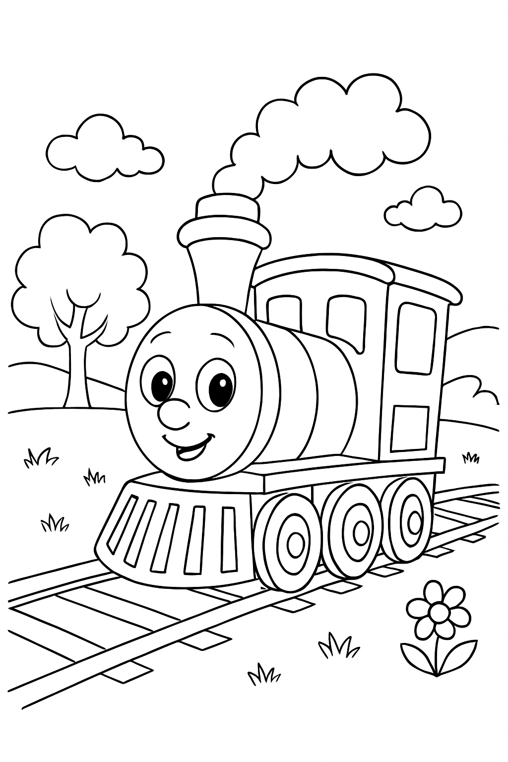 Bob, o Trem para colorir 08