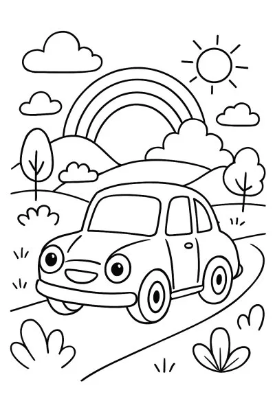 Carros para colorir 10