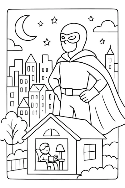 Batman para colorir 15