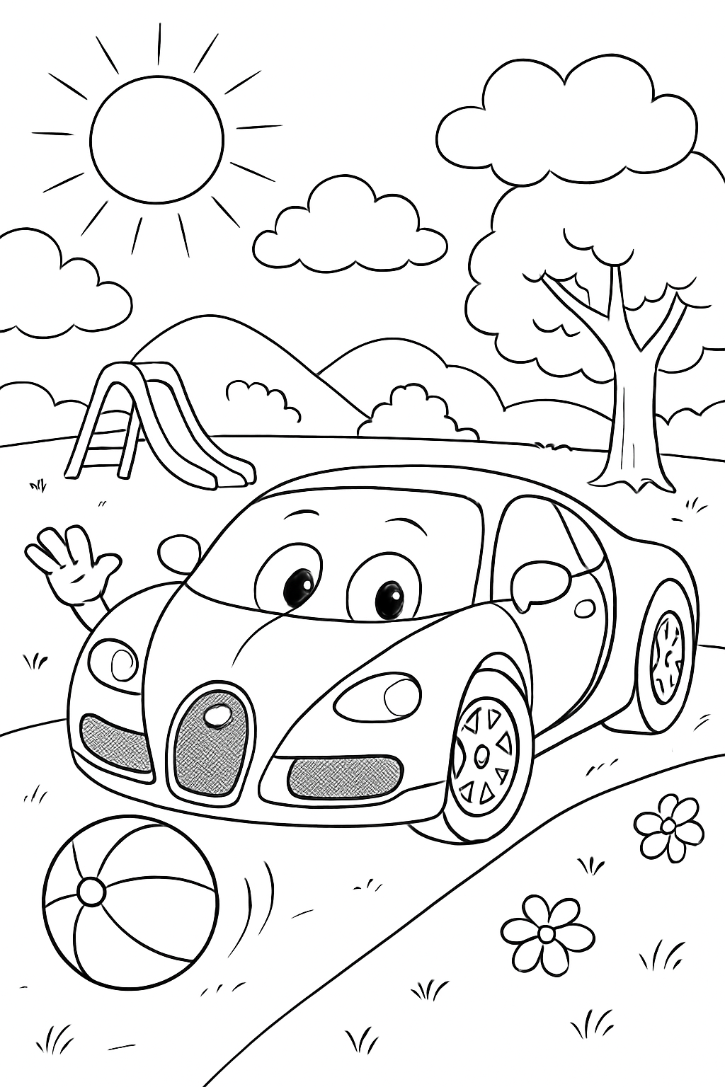Bugatti para colorir 03