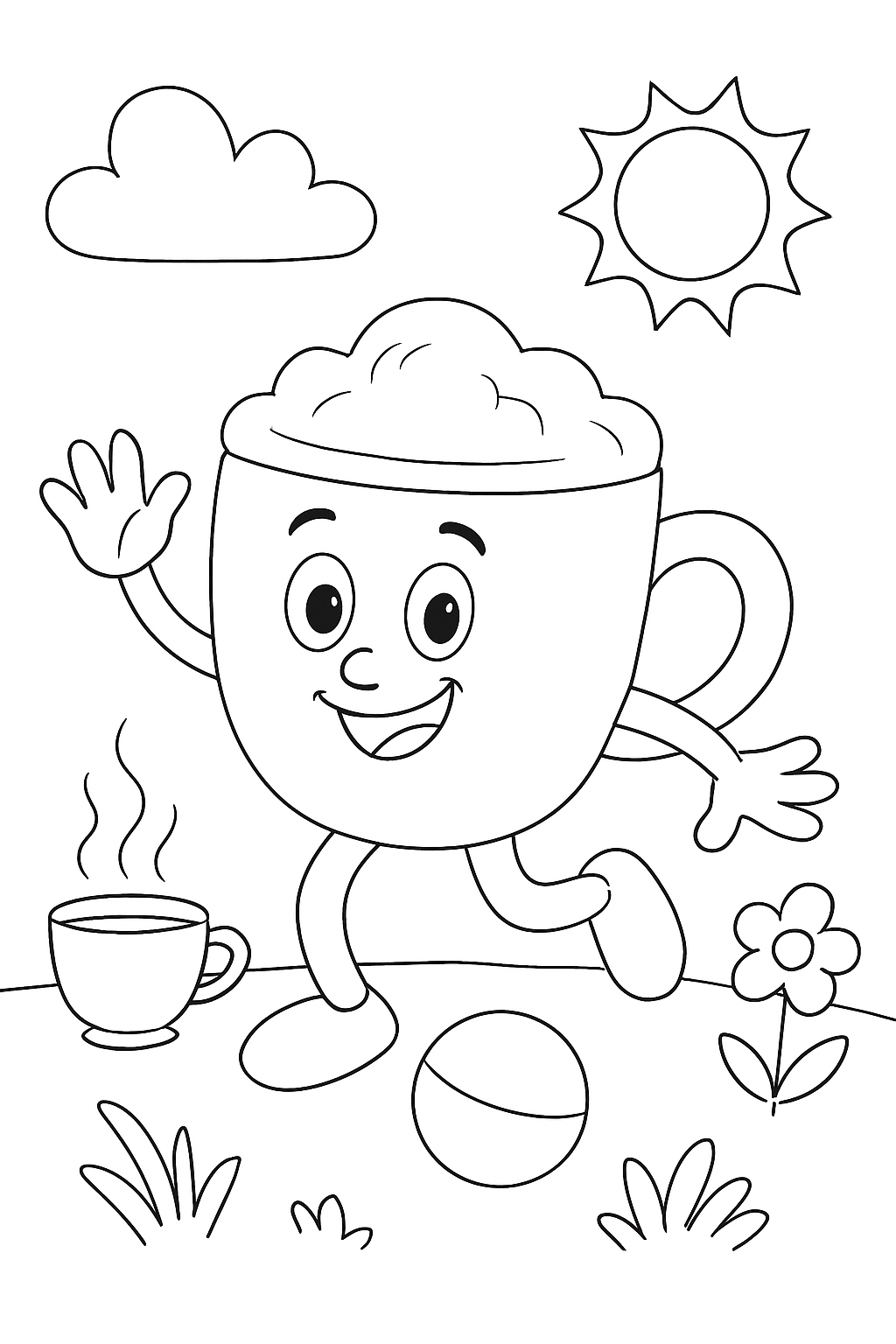 Capuccino Assassino para colorir 07