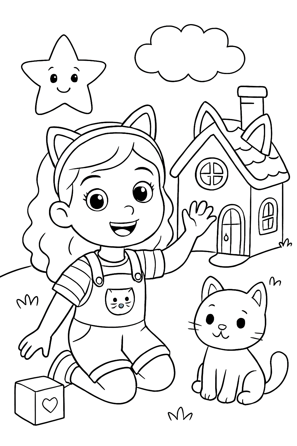 A Casa Mágica da Gabby para colorir 07