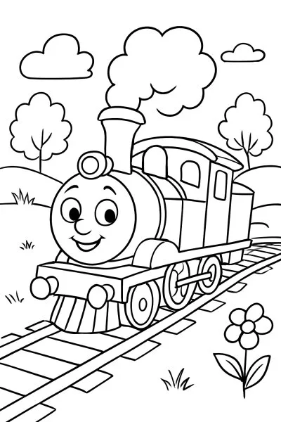 Bob, o Trem para colorir 05
