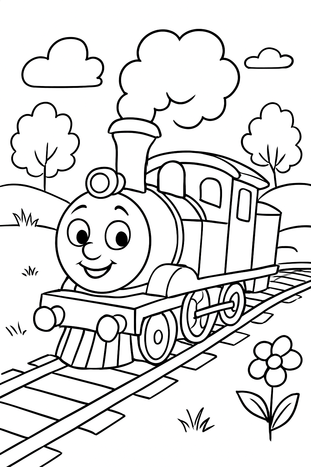 Bob, o Trem para colorir 05