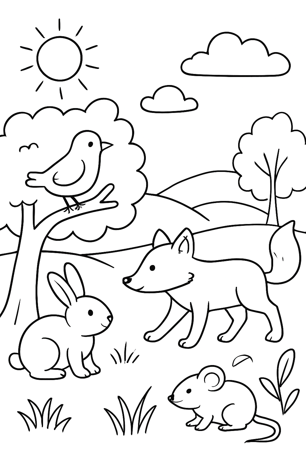 Cadeia Alimentar para colorir 08
