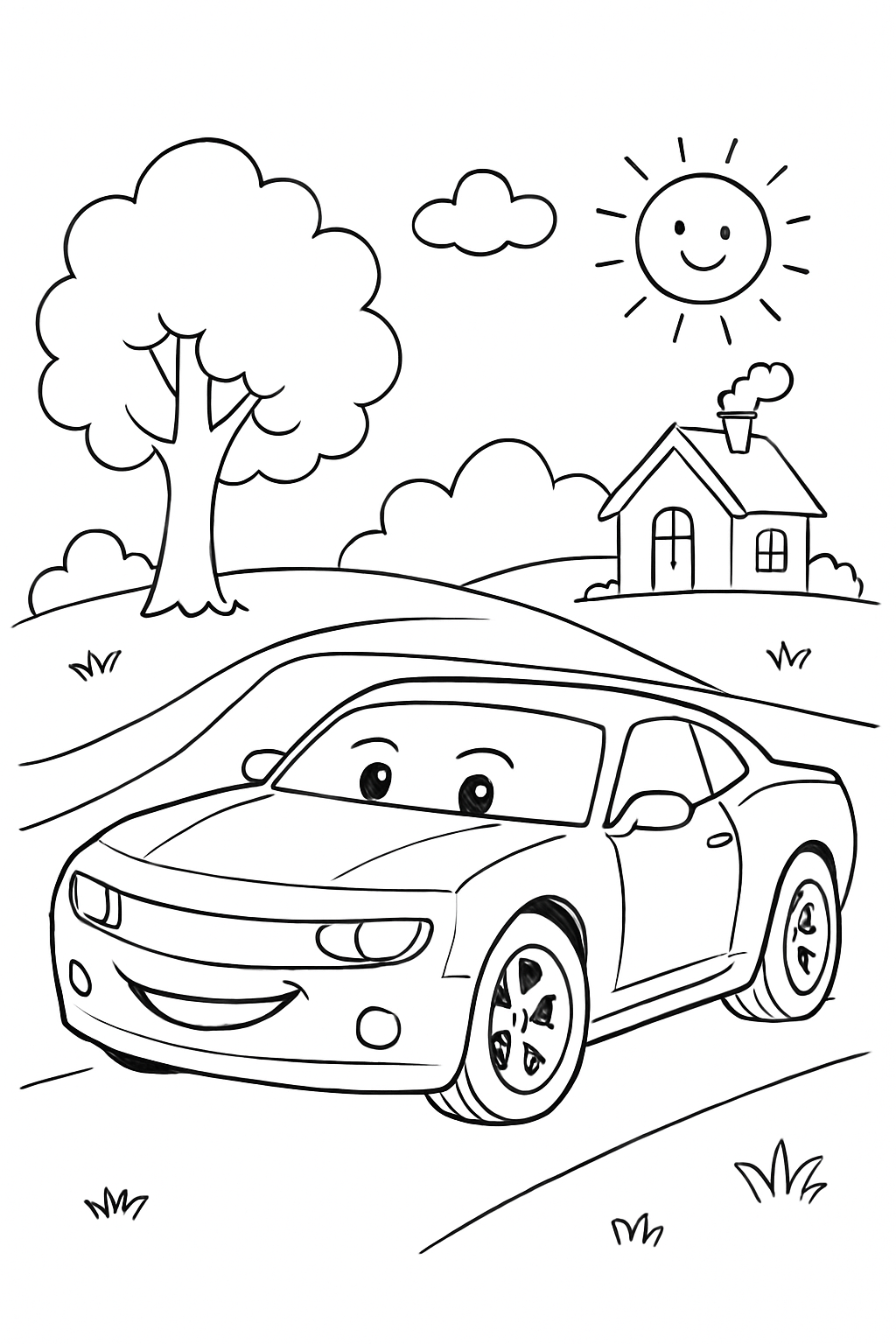 Camaro para colorir 05