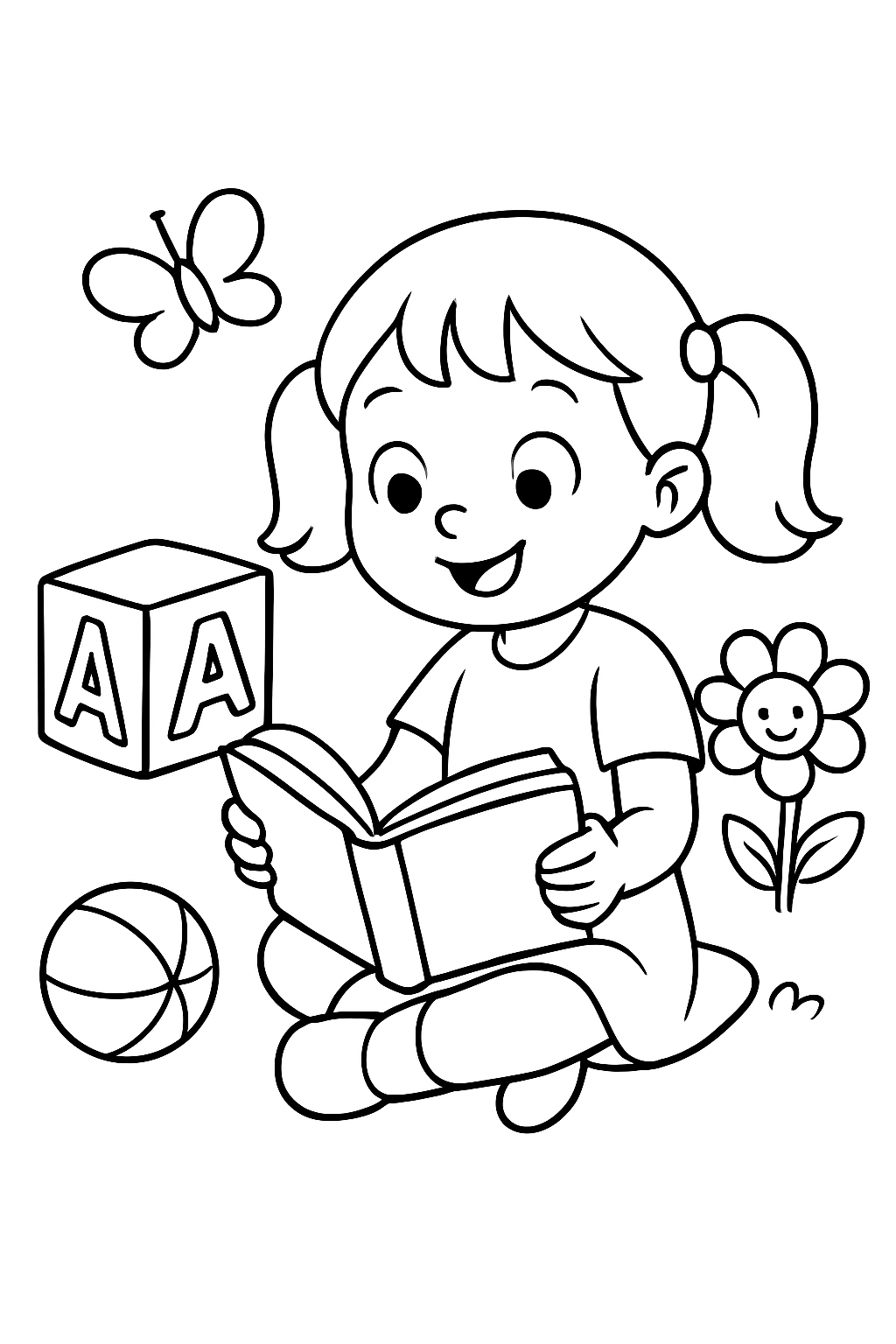 Alfabetização para colorir 07