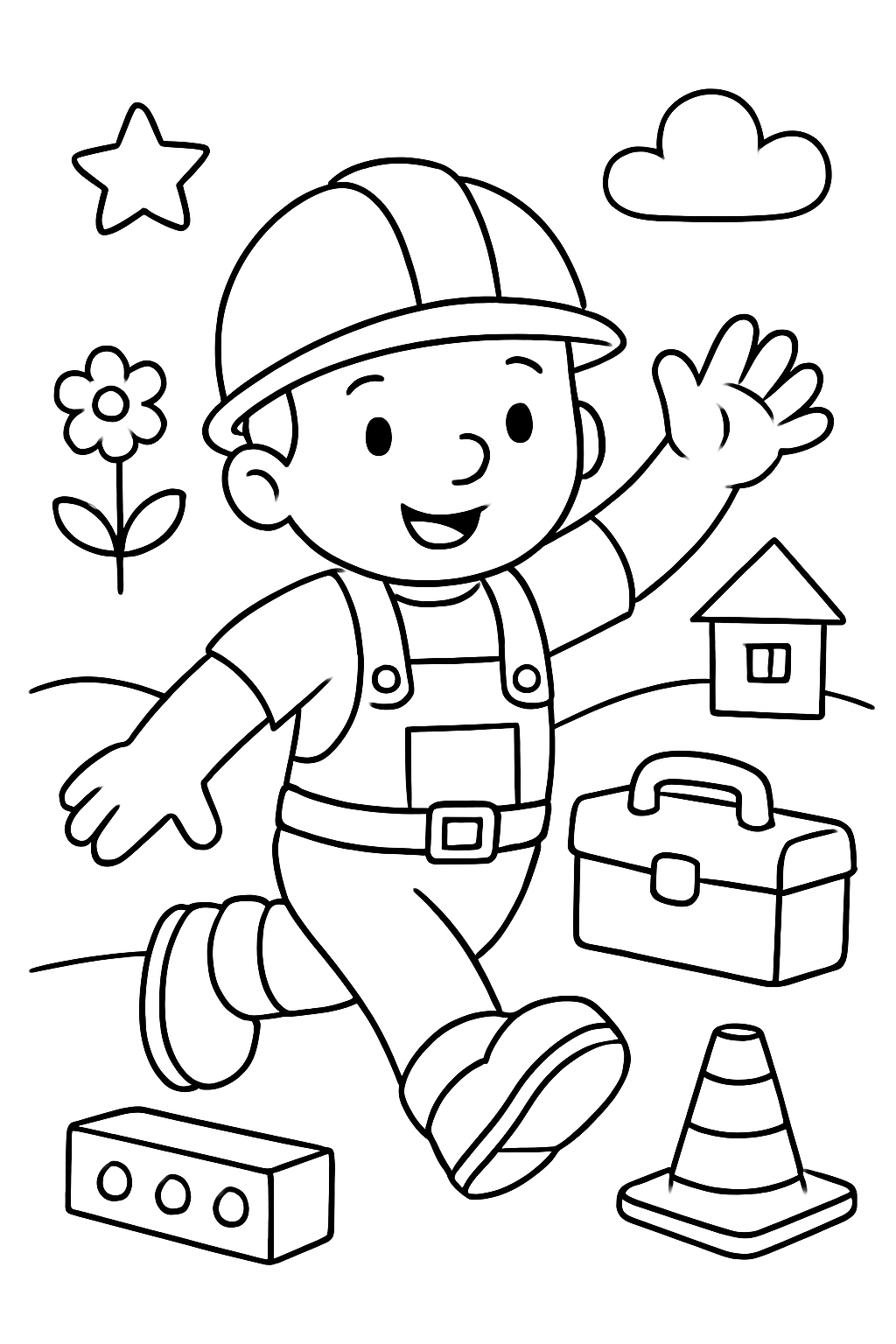 Bob, o Construtor para colorir 07