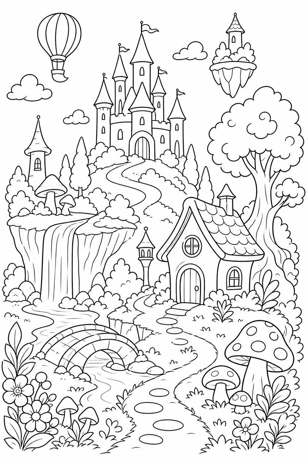 Fantasia e Contos para colorir 10