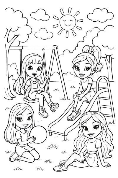 Bratz para colorir 03