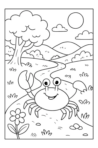 Caranguejo para colorir 06