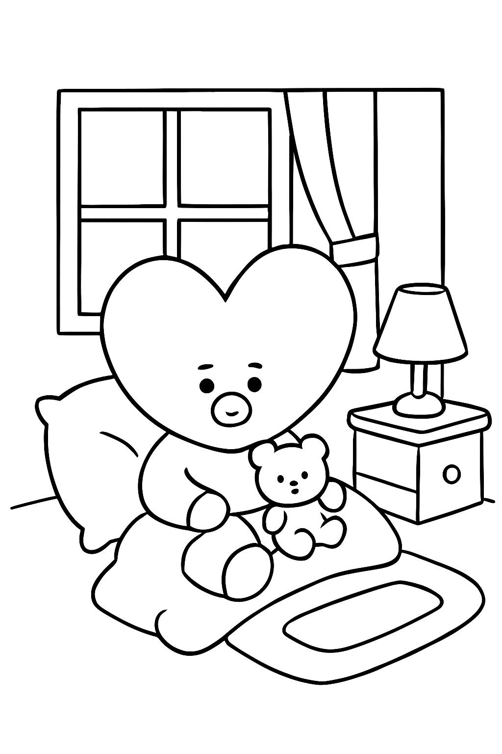 BT21 para colorir 04
